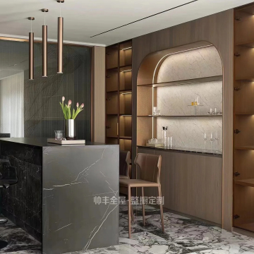 Custom Wood Kitchen Cabinets for Home Decoration