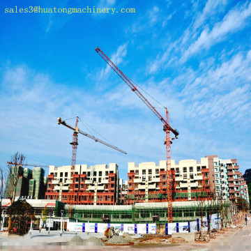 QTZ63 new style luffing jib tower crane price