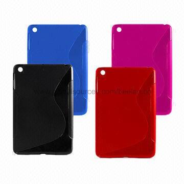 High-quality TPU Cases for iPad Mini with Retina Display, S Shape Design