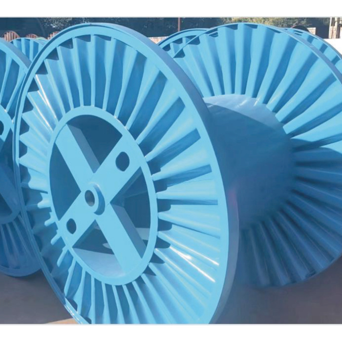 Carrete de alambre corrugado