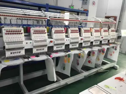 8-Head Computerized Feiya Embroidery Machine: Price and Uses for Caps, T-Shirts, and Hats