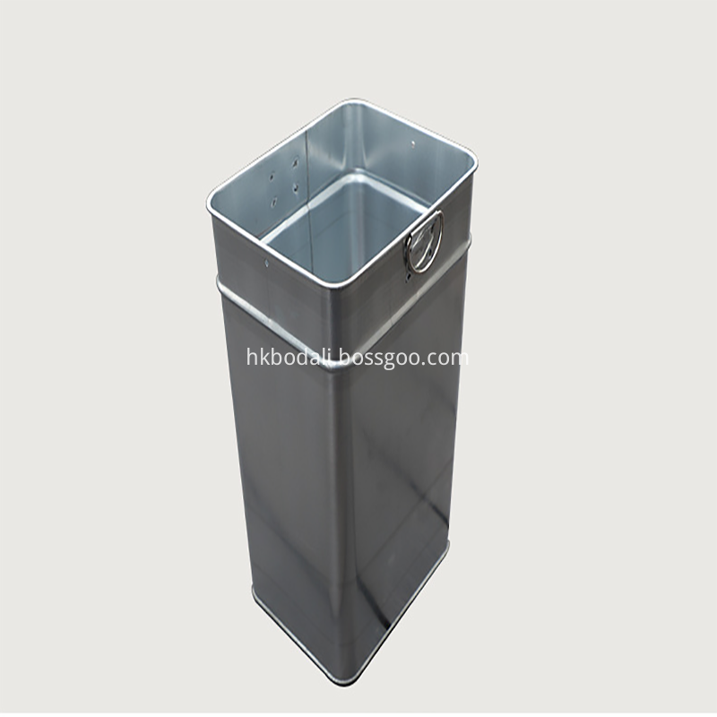 Insidethe Stainless Steel Trash Can