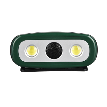 Portable LED Work Light and Wireless Bluetooth Speaker with Rechargeable Lithium Batteries
