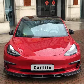 Vorstein Style Fast Aero Kit for Tesla Model 3 (2017-2022) - Includes Side Skirts and Spoiler