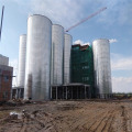 Steel plate silos for clinker storage and transportation