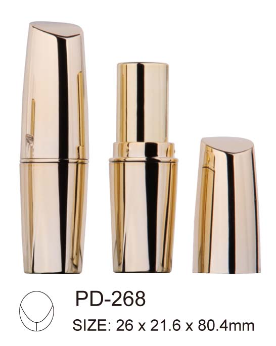 Cylindrical Plastic Lipstick Container