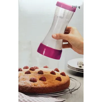 plastic flour sugar powder colander for baking tool & pastry