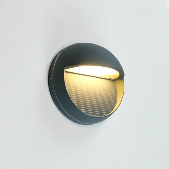 Waterproof 3W Round LED Wall Lamp for Stairs and Porch