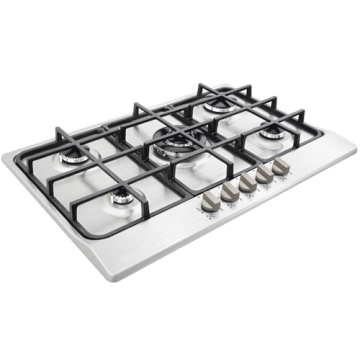 Kitchen with Gas Stove 5 Burner