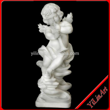 Hand Carved Children Life Size Marble Statues for sale