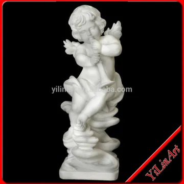 Hand Carved Children Life Size Marble Statues for sale