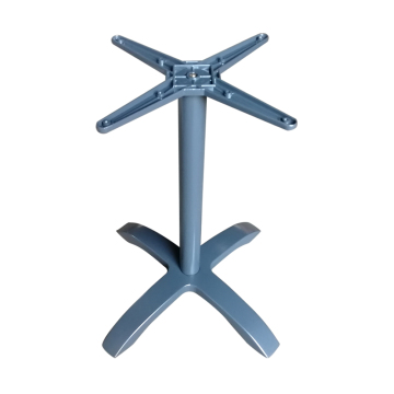 Heavy Duty Four Leg Cast Aluminum Table Base Outdoor Commercial Furniture D660xH720mm Table Pedestal With 3kg Weight Block M10 P