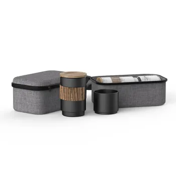 DHPO Matte Black Tea for One Set with EVA Box - Latest Design