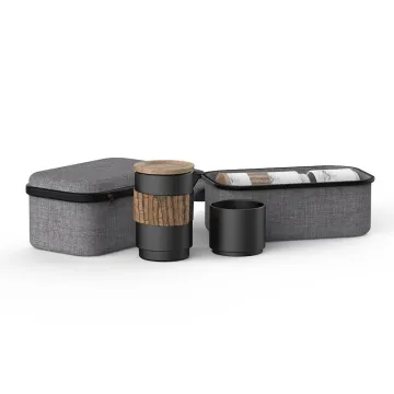 DHPO Matte Black Tea for One Set with EVA Box - Latest Design