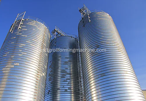 máquina de silo de almacenamiento de acero lipp