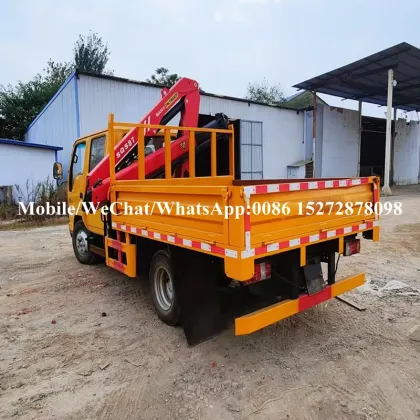 ISUZU 3T Folding Palfinger Crane Truck