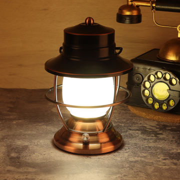 High-Quality Rechargeable LED Camping Light with Power Bank