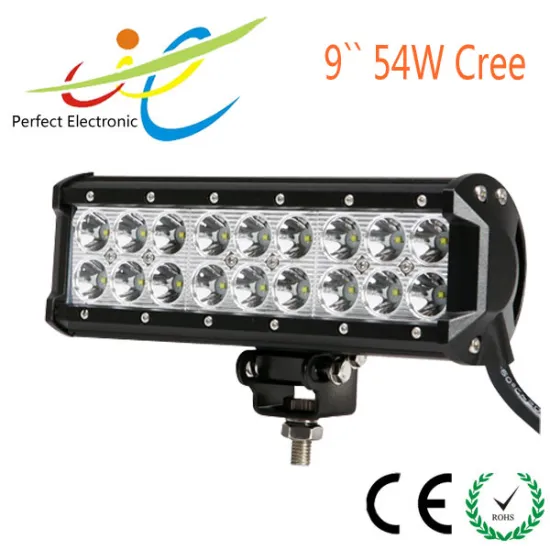 9.5inch 54W Cree dual row offroad LED light bar