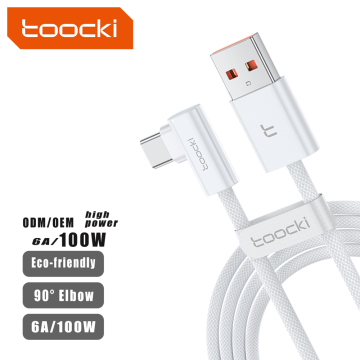 Toocki 6a USB A bis C -Kabel - Schnellladungsdatenkabel für Android -Telefone (0,25 m, 1 m, 1,5 m)