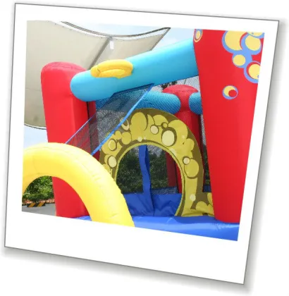 Happy hop Inflatable Play Center-9214 Bubble 4 in 1 Play Center