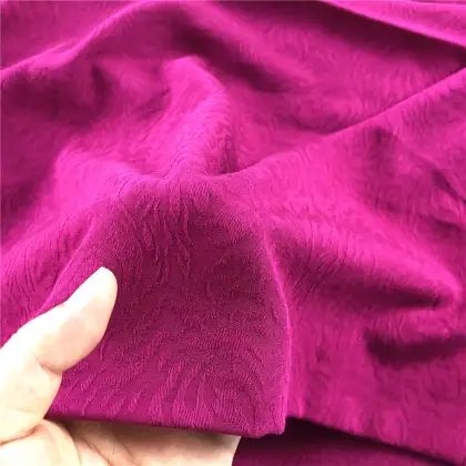 Rayon Jacquard Solid Fabrics