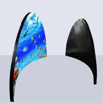 Curved LED Display Advertisement: Circle Round P1.8 P4 LED Video Wall