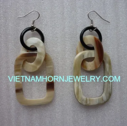 Organic Horn Earing,  Buffalo Horn Accessories