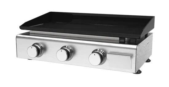 3 Burner Cold-Rolled Steel Gas Griddle