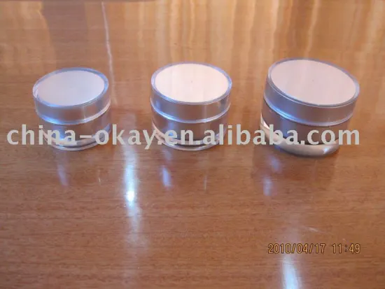 2014 hot sales round shape acrylic containers