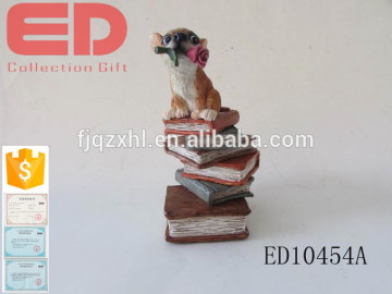 custom made hot sale resin dog figure for home decoration