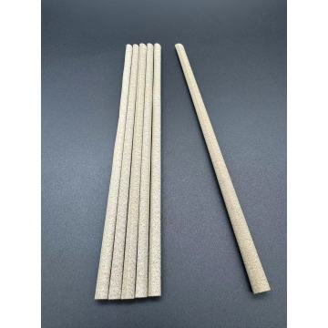Fully degradable rose pollen straws