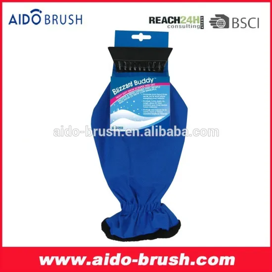 Heavy Duty Ice Scraper with glove