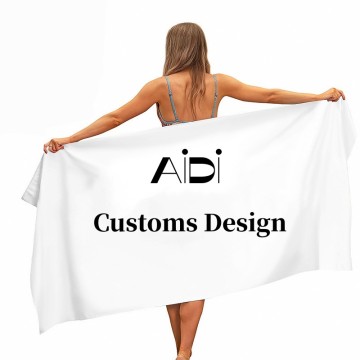 Пользовательские логотип Microfiber пляжные полотенца от AIDI - высококачественный производитель China