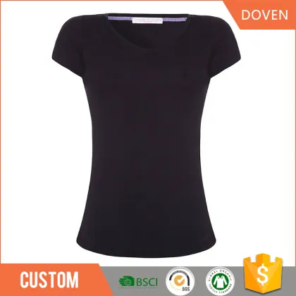 high quality breathable wholesale blank t-shirt v neck