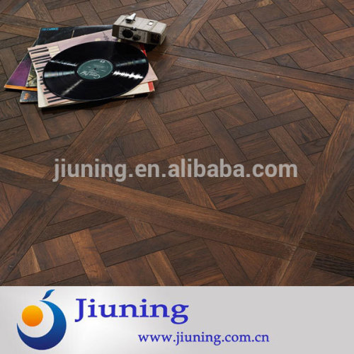 Wood black parquet flooring, Real Wood Artistic Parquet Flooring