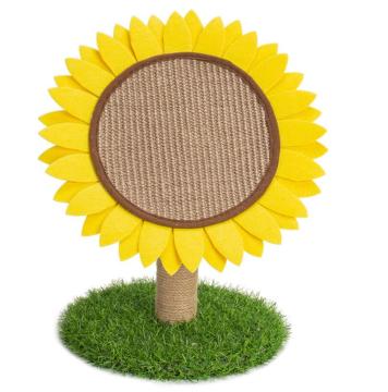Wholesale Interactive Cat Tree Sisal Sunflower Cute Scratching Post Tower