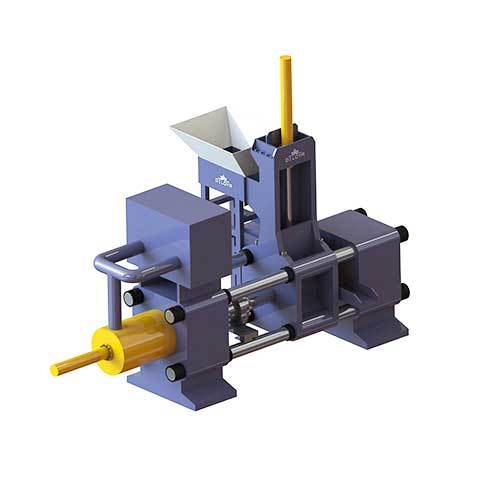 Horizontal Steel Shavings Briquetting Machine High Output Horizontal Metal Chips Briquetting Press Factory