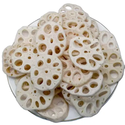 Wholesale Fresh Lotus Root Slices: Crisp, Sweet, and Perfect Raw Vegetables Chips