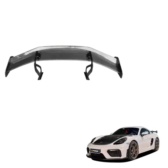 Carbon Fiber Rear Trunk Spoiler for Porsche 718, 981, 982, Cayman, GT4RS
