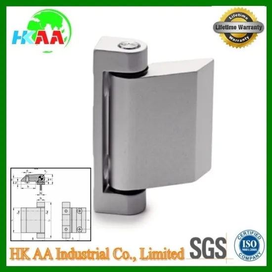 Hinge for thin doors, steel glass door hinges