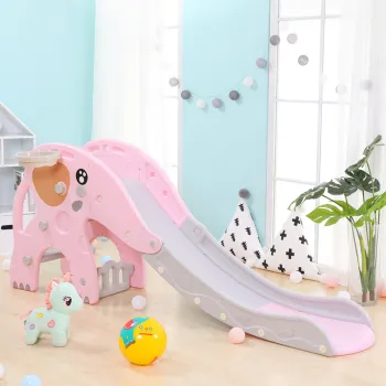 Children's Fun Plastic Slide Toy for Girls - Affordable Home Play