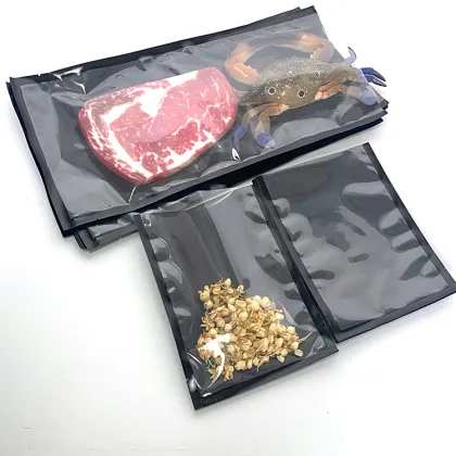 Custom Hairy Crab Plastic Packaging Vacuum Sealer Bags for Food