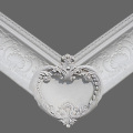 Decoratieve kroonlijsten van groot formaat polyurethaan