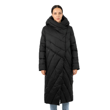 women's long down jacket parka Goose outwear with hood quilted coat female plus size Montcler Cotton clothes Canada 2020 19-091