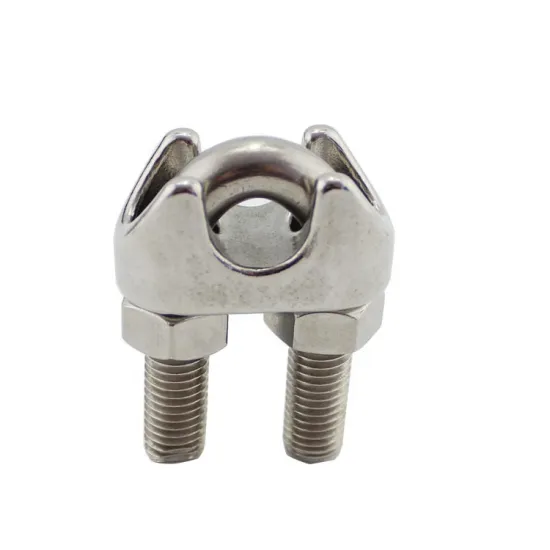 High-Quality Stainless Steel Wire Rope Clips: DIN 741 Rigging Hardware