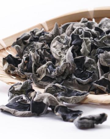 Natural organic black fungus dried black agaric