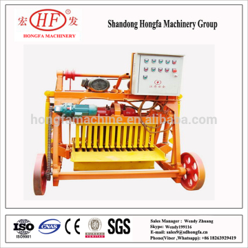 mobile small concrete brick making machine, QT4-45 self-walking small concrete block making machine