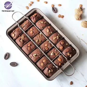 Non-stick Brownie Baking Pan Square Cake Mold Kitchen Tool