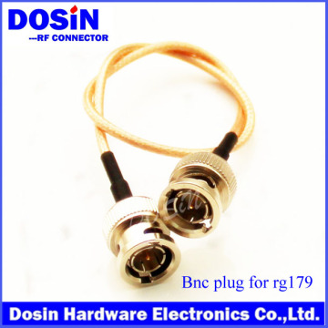 Double BNC Male Connector for Rg179