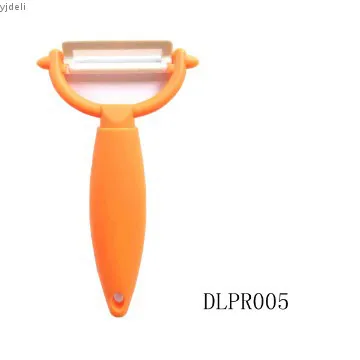 5 inch Orange ceramic kitchen apple peeler